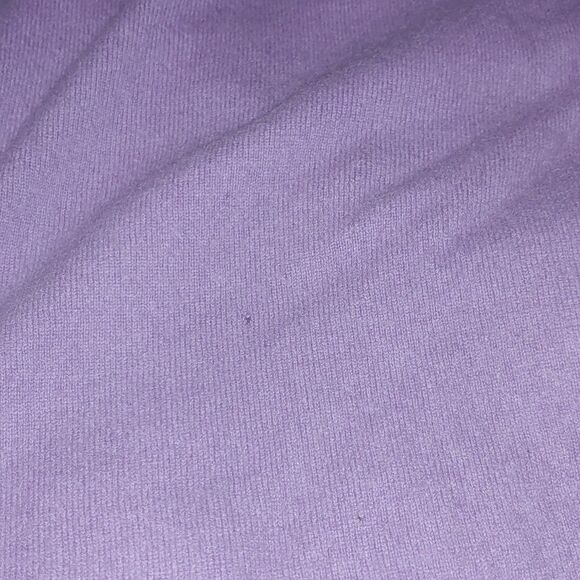 Investments fine cashmere  Lilac purple  Sweater Sz L - Picture 4 of 8